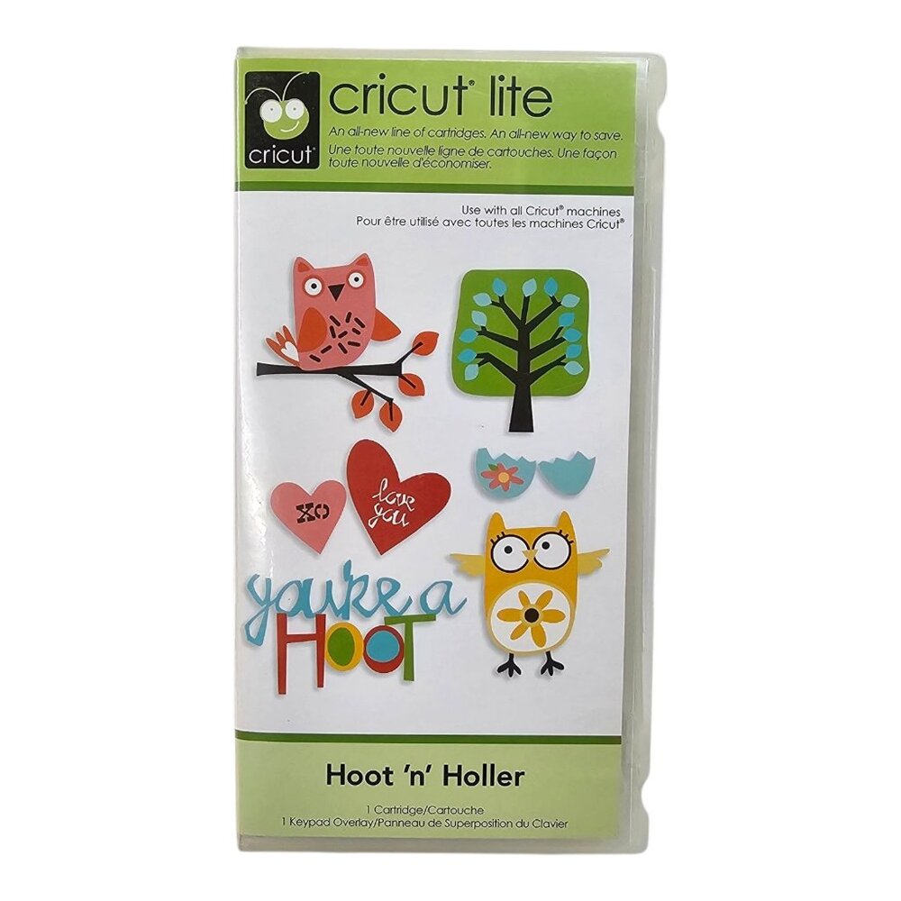 Cricut Lite Provo Craft Cartridge Hoot N Holler 200164 Link Status Unknown